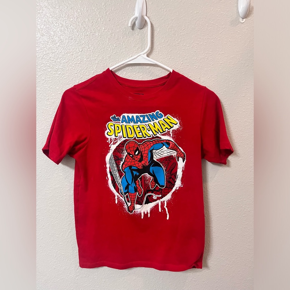 Red Spider-Man Graphic T-Shirt